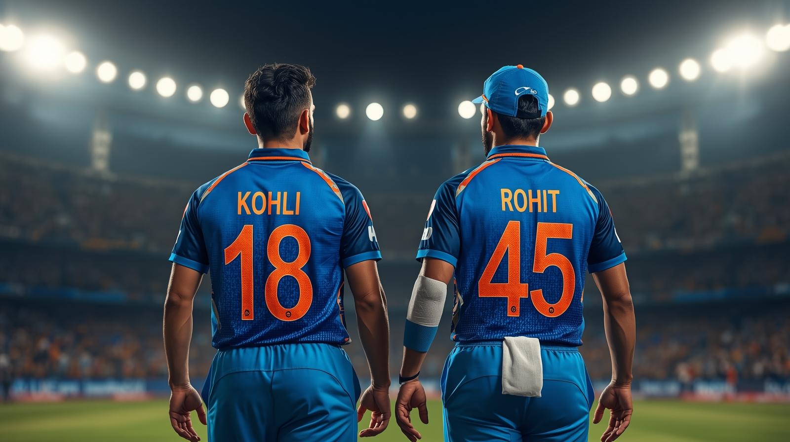 Virat Kohli and Rohit Sharma