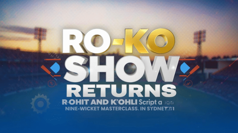 Ro-Ko show returns as picture demonstrates Rohit and Virat won the game for India